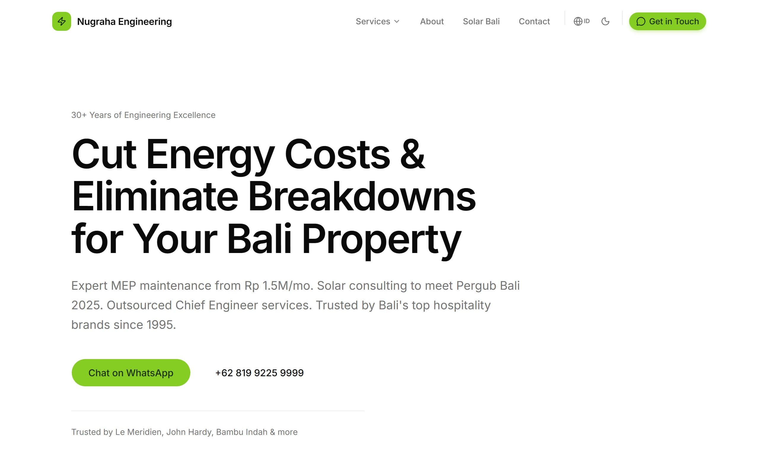 Home page of Nugraha Engineering